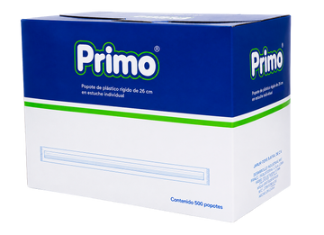 Popote de Plástico en Caja